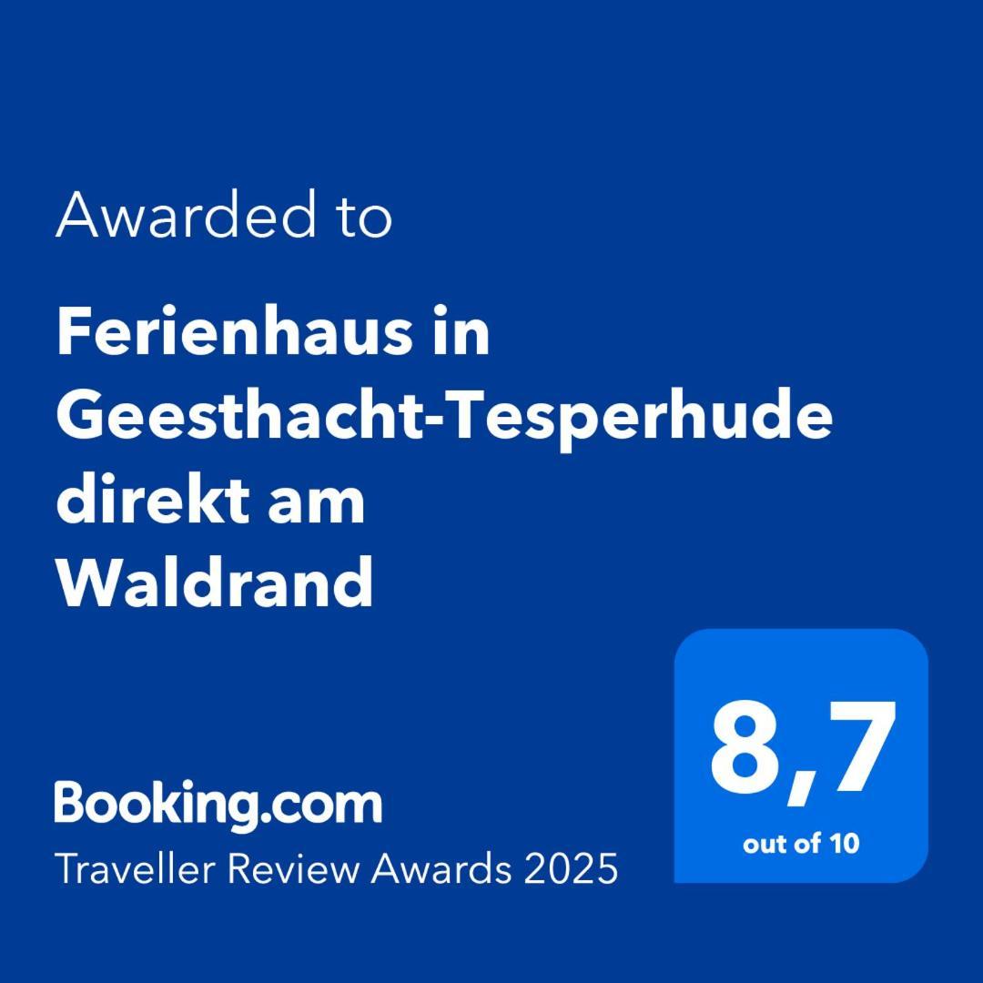 Ferienhaus In Geesthacht-Tesperhude Direkt Am Waldrand Kültér fotó